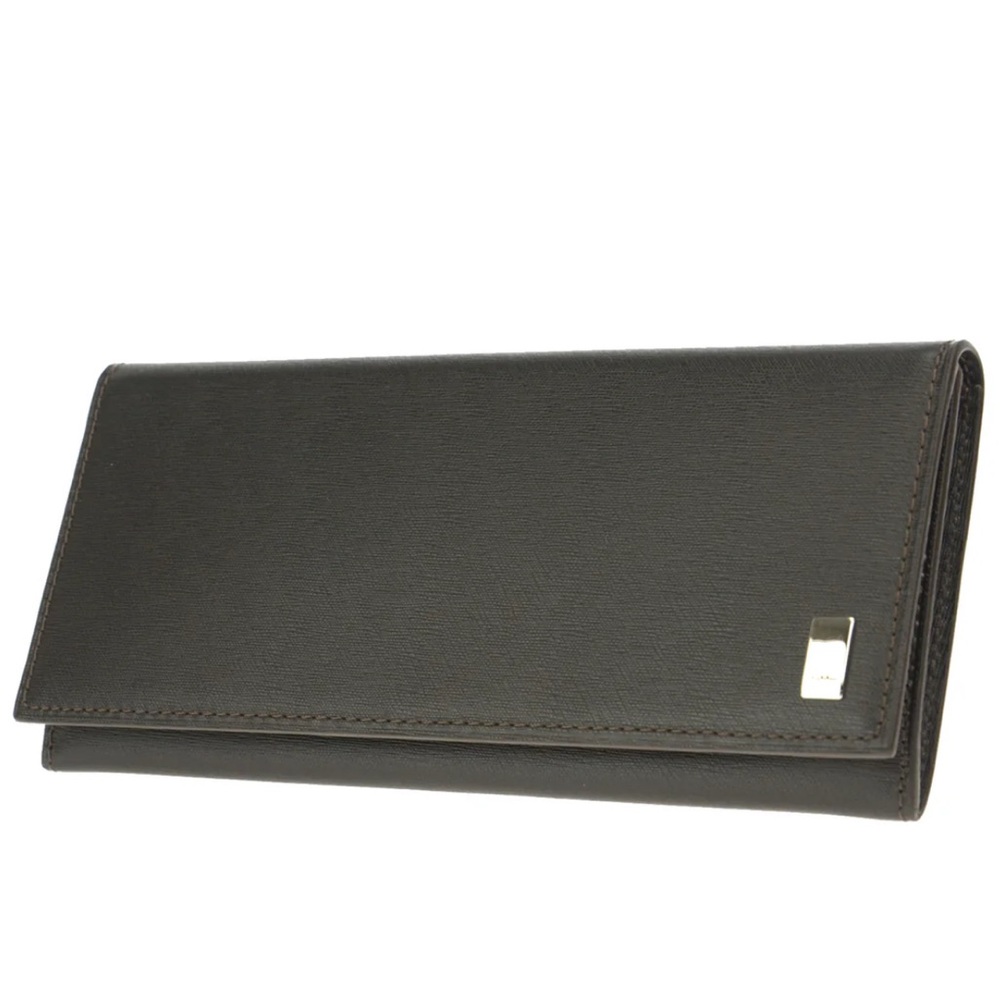 Alfred Dunhill Sidecar Long Wallet (Black) - GUC